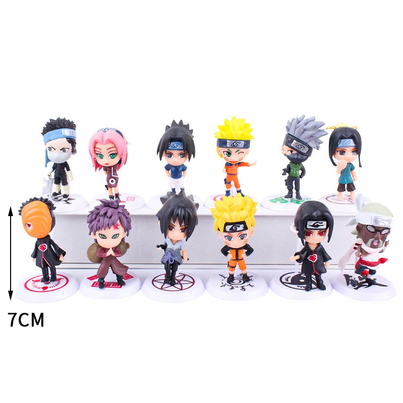 Bộ Sưu Tập Búp Bê Nhân Vật Trong Naruto (6 Cái)