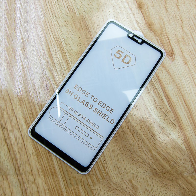 Miếng dán 5D Full màn cho Oppo F7 - Đen