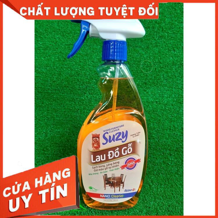 Nước lau đồ gỗ Suzy chai 500ml Chất lượng Nhật Bản