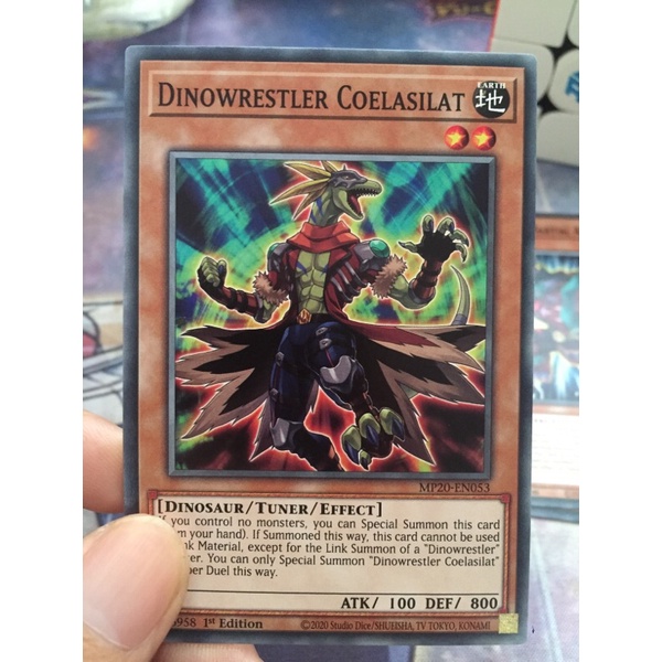 Thẻ bài yugioh: Dinowrestler Coelasilat - MP20-EN053