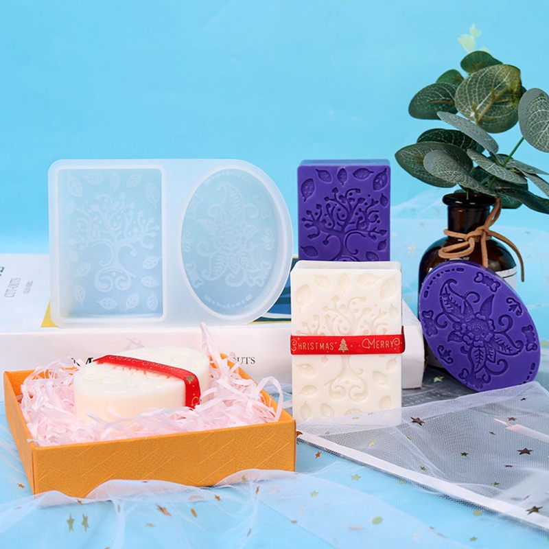 Khuôn Silicone Làm Xà Phòng Đất Sét Thủ Công DIY