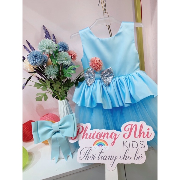 Váy Công Chúa Xanh Dương