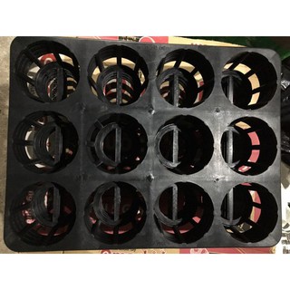 Set 10 khay nhựa 12 lỗ để Lan Hồ Điệp, Dendro, cây cảnh