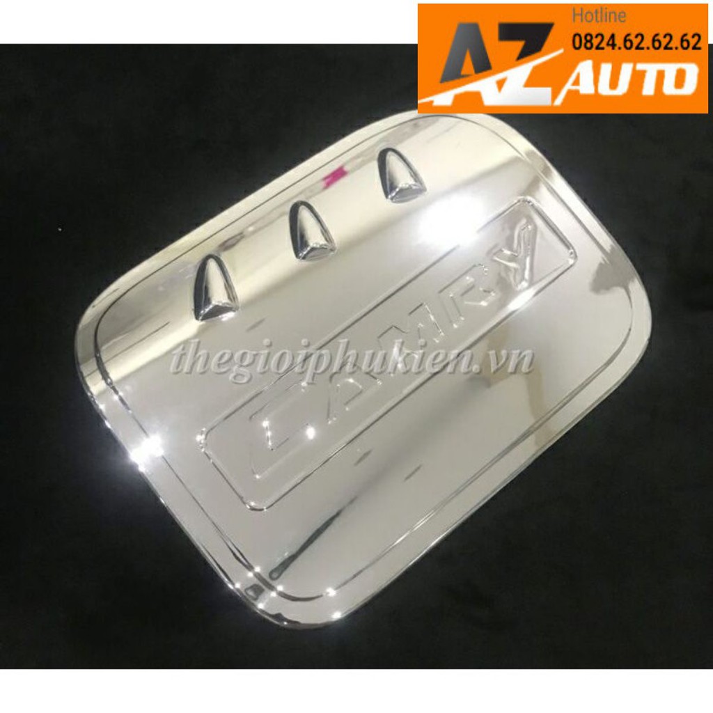 Ốp nắp bình xăng Toyota Camry 2019 -2021 mạ Crom( hàng chất )