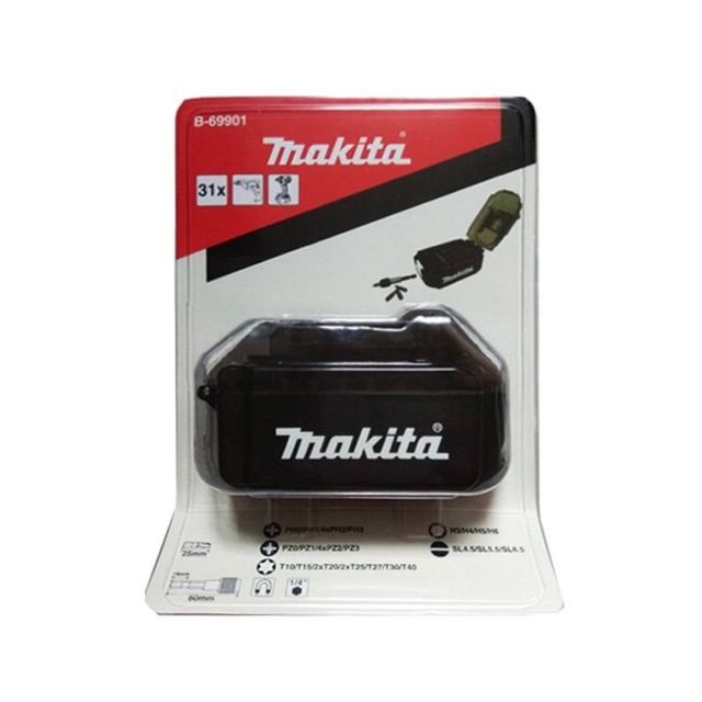 B-69901 Bộ mũi vít 32 chi tiết vỏ pin Makita