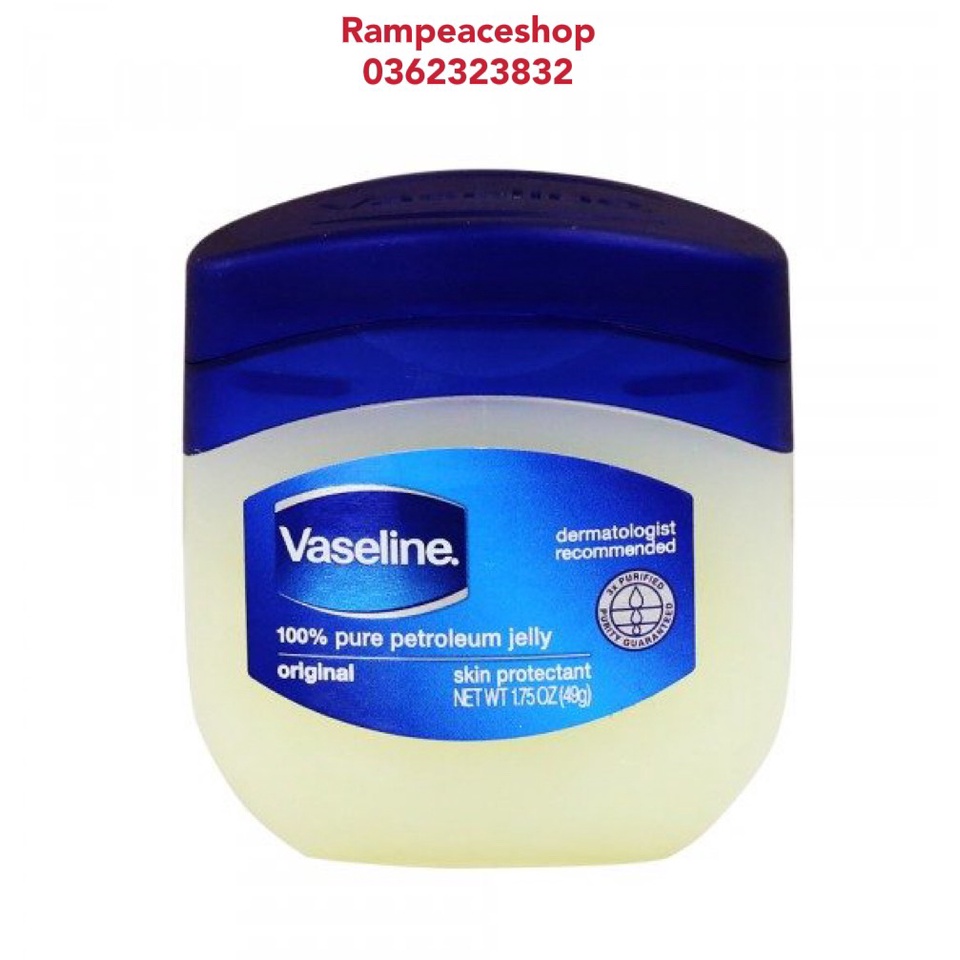 Sáp dưỡng ẩm Vaseline 100% Pure Petroleum jelly Original
