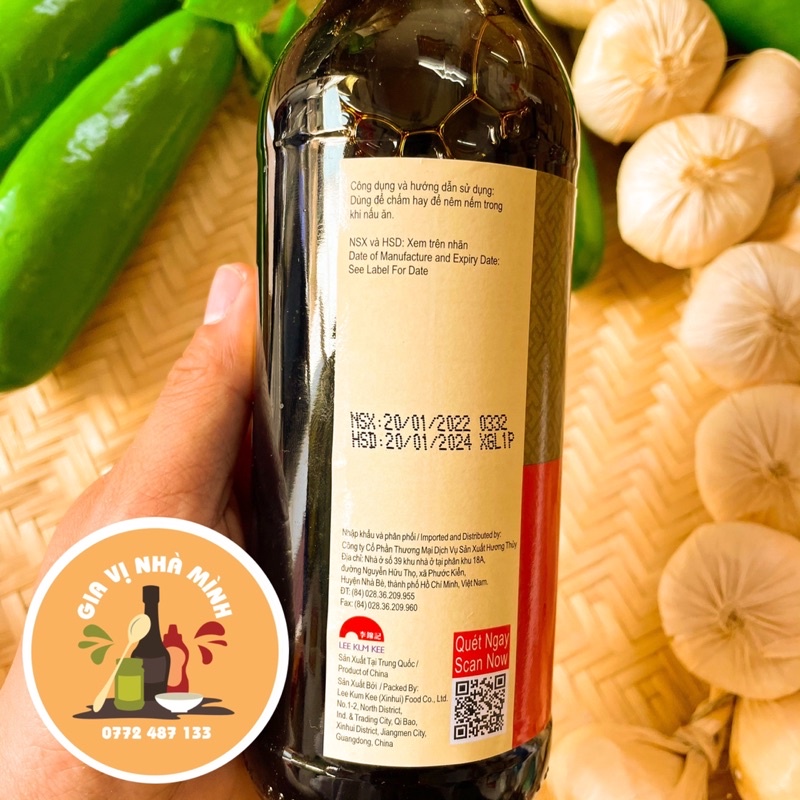 NƯỚC TƯƠNG ĐẬU NÀNH THƯỢNG HẠNG LEE KUM KEE 500ML