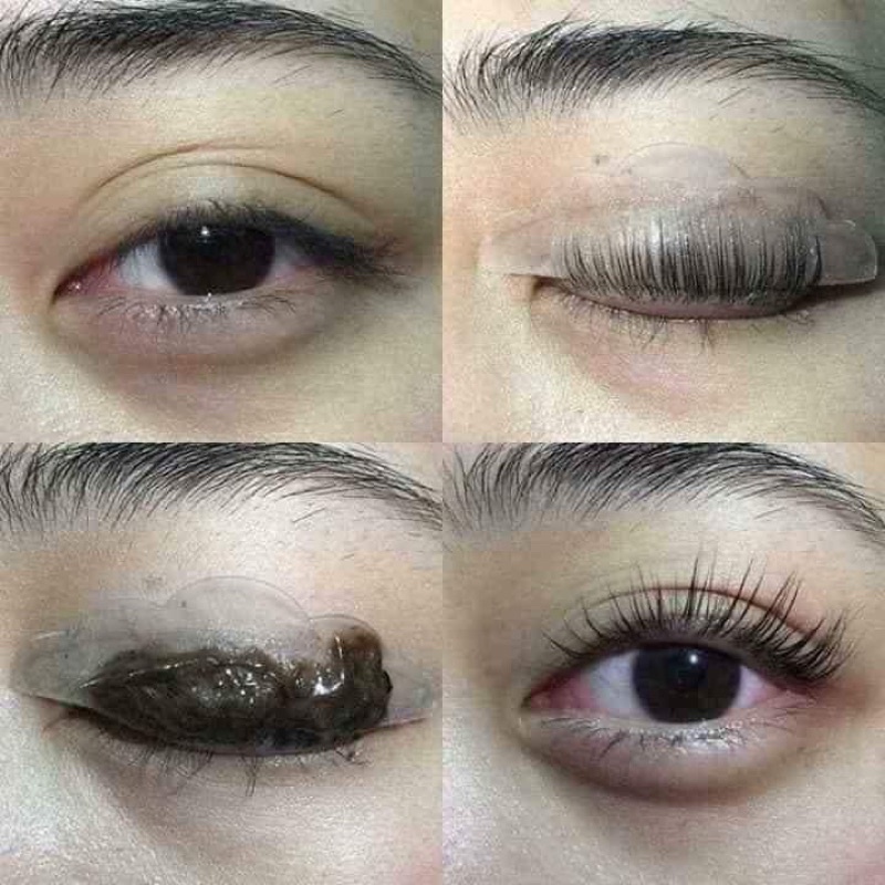 Bộ uốn mi collagen lash lift 3D 6D Hàn Quốc, Set uốn mi Hàn Quốc