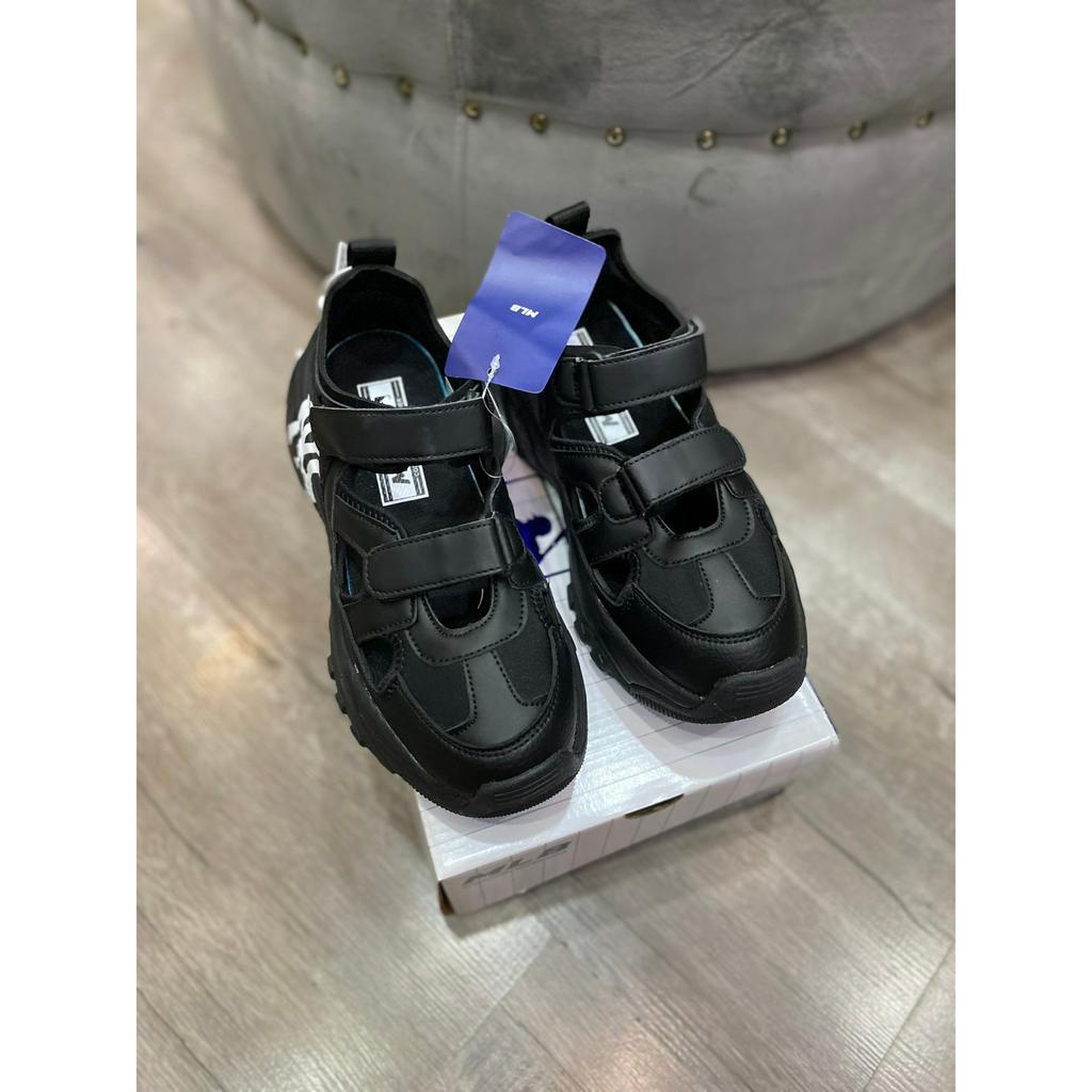 Sục MLB BigBall Chunky Mask Ny full đen, Sục Dán Thể Thao MLB Nâu Kem NY chunky New York Yankees full đen.