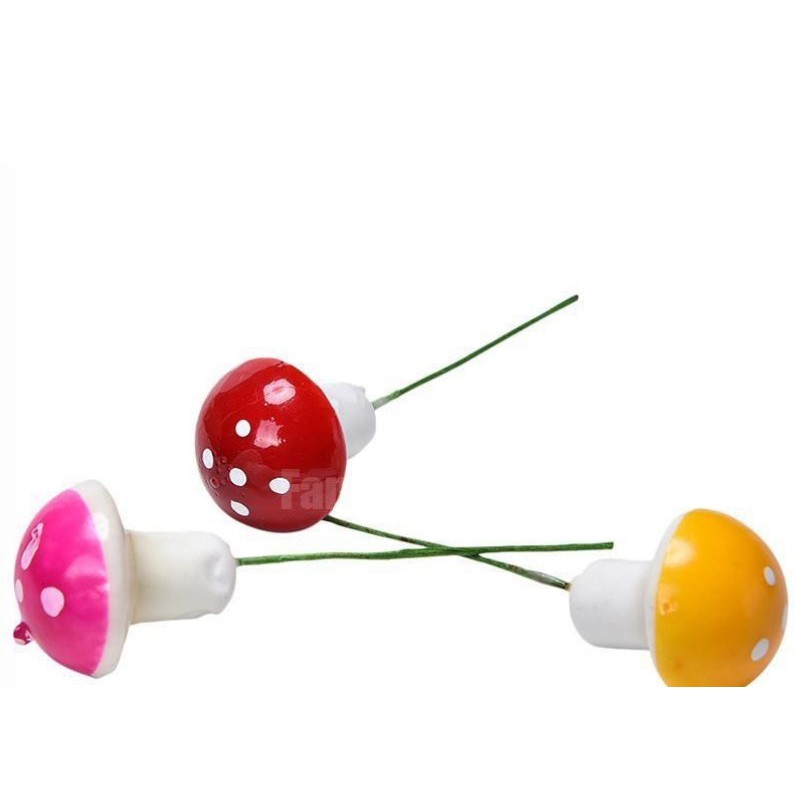 Tiểu cảnh terrarium Nấm Xốp trang trí tiểu cảnh mini - tiểu cảnh sen đá trang trí bể cá