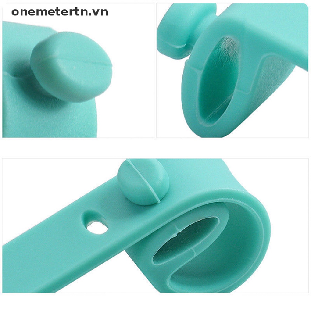 onemetertn  Silicone Data Cable Organizer Headphone Cord Finishing Buckle Wrap Tie Strap  VN