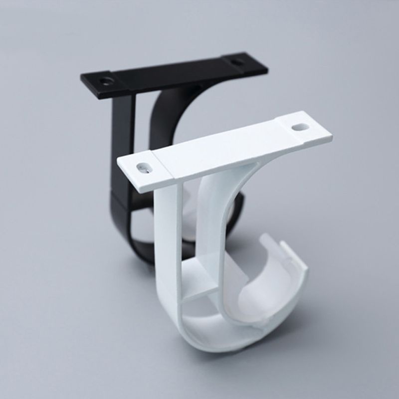 Bộ 4 Giá Đỡ Thanh Rèm Cửa Đơn Bằng Kim Loại Siêu Bền Tiện Dụng