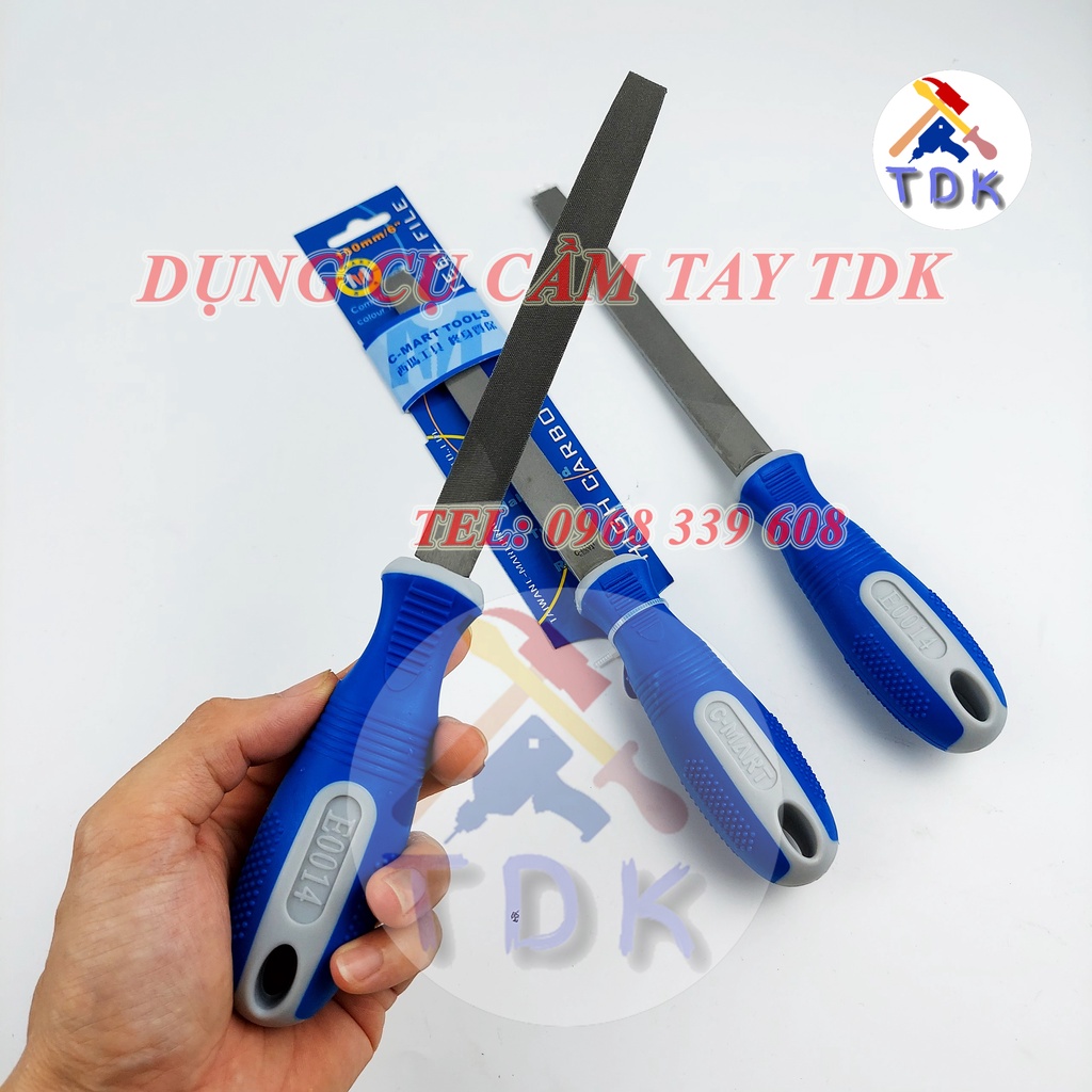 Dũa dẹt 6"/150mm C-Mart E0014-P-6, dũa mài sắt