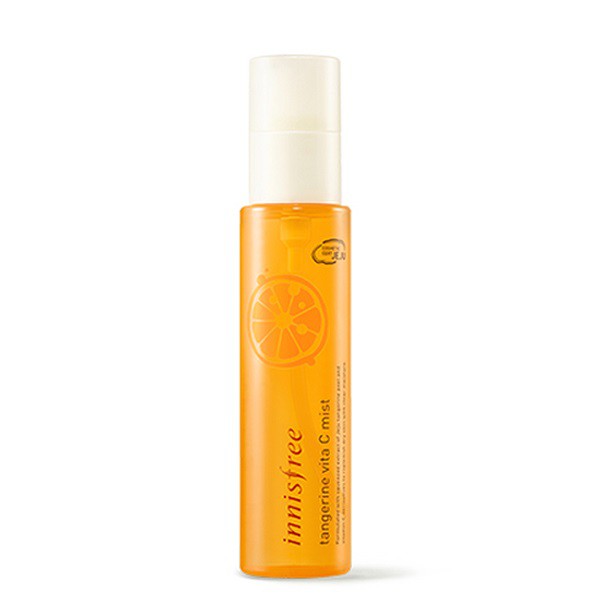 [SALE OFF - 26/02/2022] Xịt Khoáng cấp ẩm, sáng da chiết xuất từ Quýt Innisfree Tangerine Vita C Mist 80ml