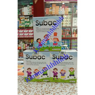 Cốm Subac-tăng sức đề kháng cho cơ thể