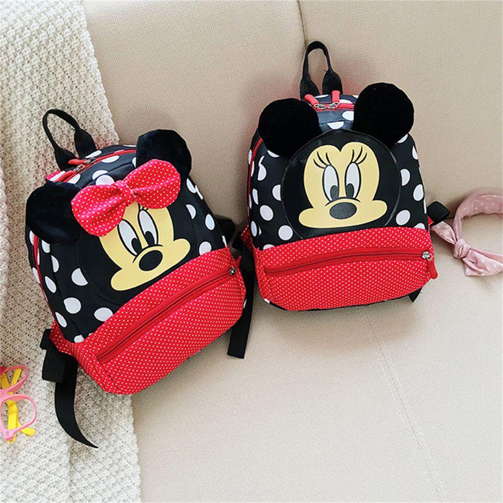 Ba Lô Đi Học Họa Tiết Chuột Minnie Đáng Yêu Cho Bé