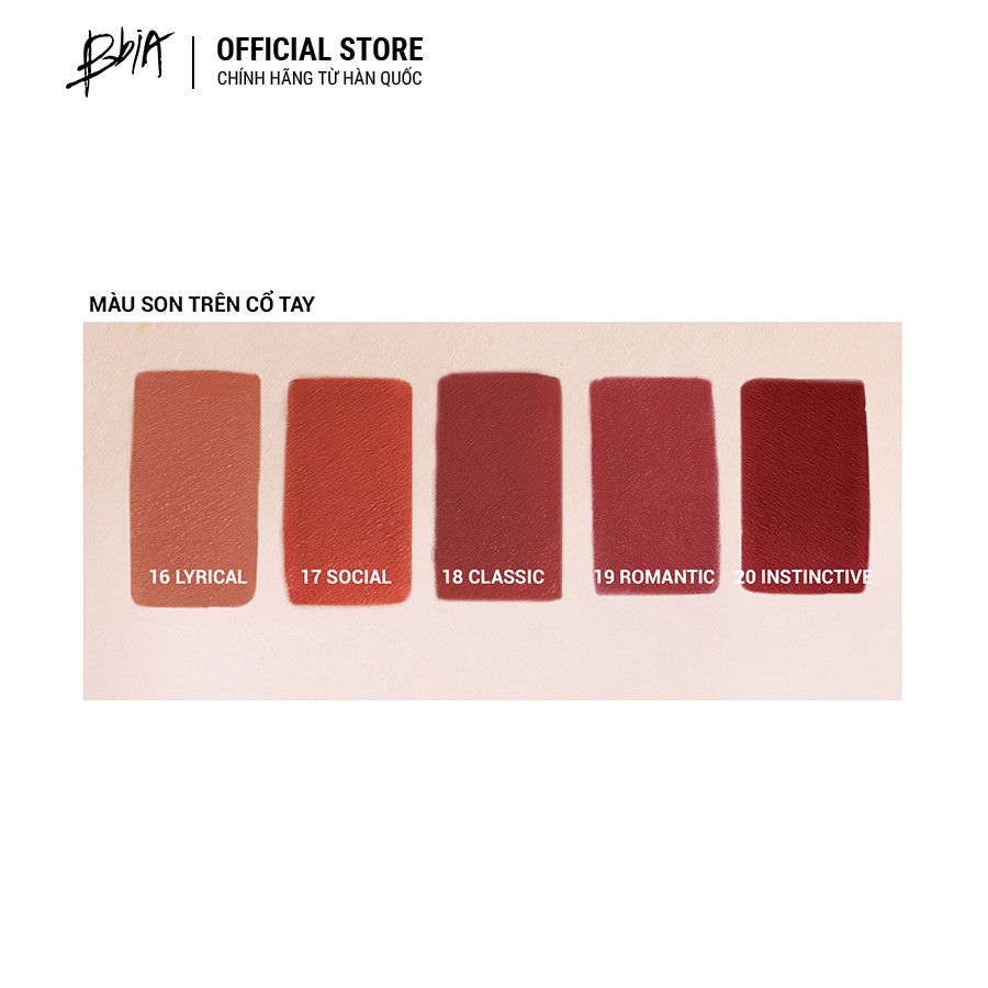 [Mã FMCGM50 - 8% đơn 250K] Son lì Bbia Last Lipstick Version 4 - 17 Sociable 3.5g (Màu cam đất ánh đỏ) | BigBuy360 - bigbuy360.vn