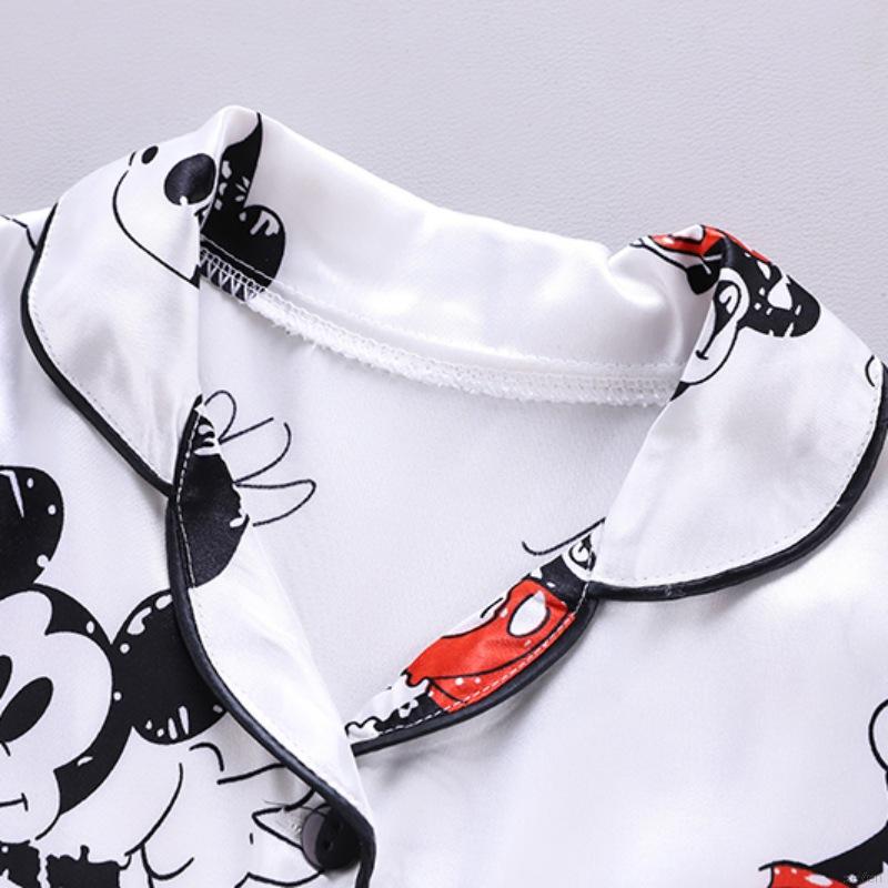 Set đồ ngủ dài tay họa tiết hoạt hình cho bé gái từ 1-6 tuổi