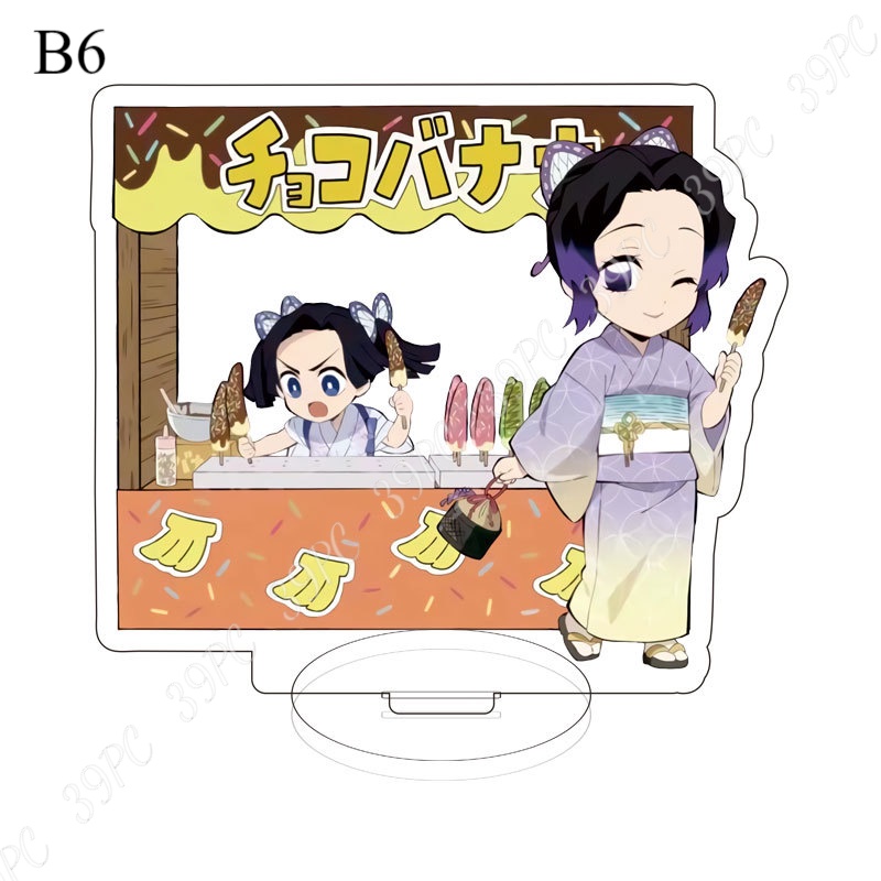 Standee Acrylic Chibi – Mô Hình Mica Chibi Kimetsu no Yaiba – Thanh Gươm Diệt Quỷ