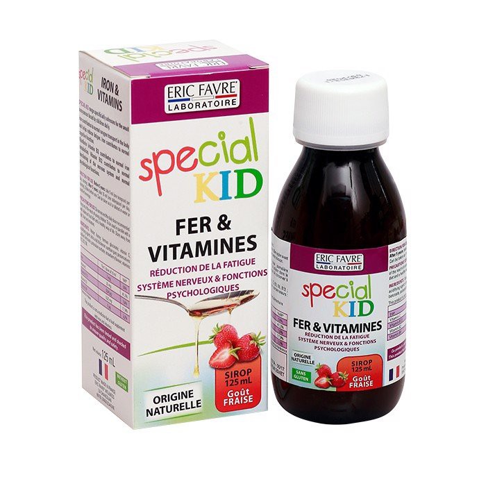 Specil Kid Fer Vitamines.Bổ Sung Sắt Và Các Vitamin Cần Thiết Cho Sự Phát Triển Của Bé.Pháp