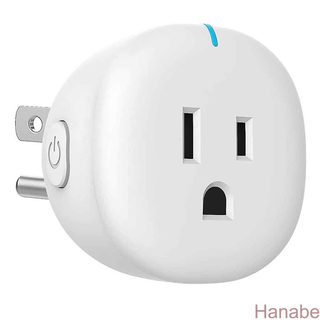 WiFi Socket Smart Wireless Voice Timer Remote Control USB Power Outlet Mini Plastic Socket US Plug
