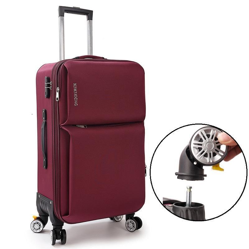 Vali vải Oxford 10 ngàn To bánh xe sinh viên nam và nữ hộp mật khẩu 20 inch 24 28