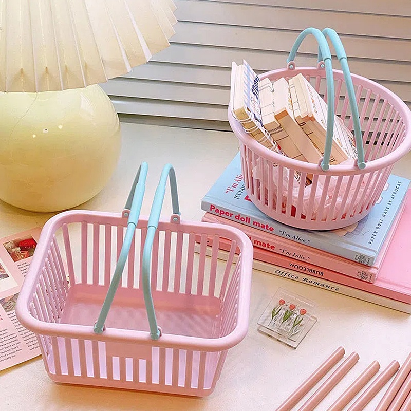 Giỏ Đựng Bánh Macaron Có Tay Cầm Tiện Lợi