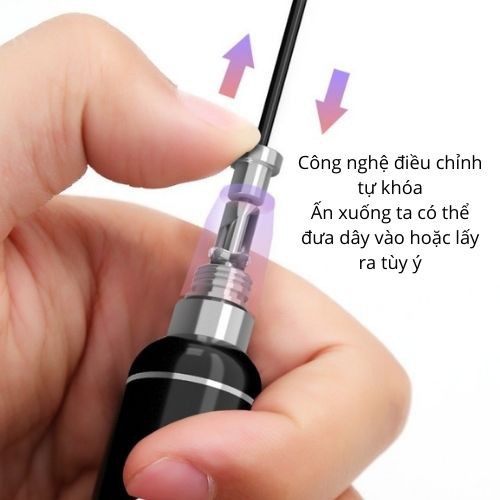 Dây nhảy thể lực chính hãng,hỗ trợ luyện tập thể dục tại nhà chất liệu cao cấp