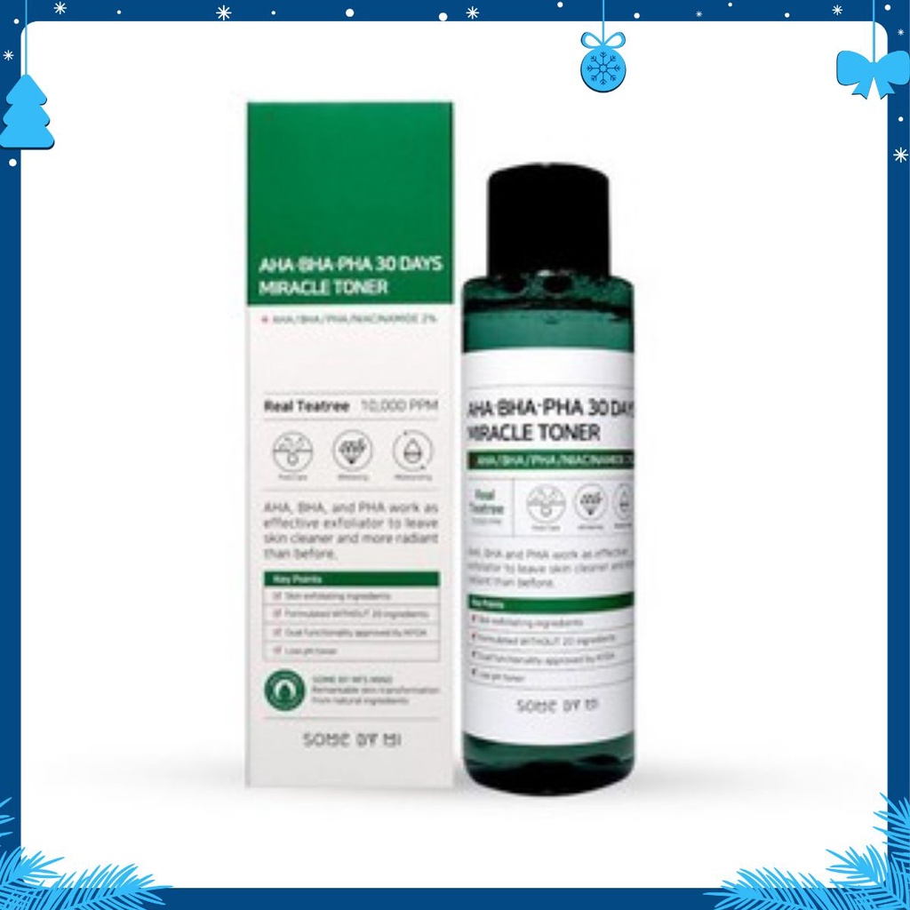 Toner Dưỡng Ẩm Làm Sạch Some By Mi AHA BHA PHA 30 Days Miracle Toner [DEAL NỔI BẬT]