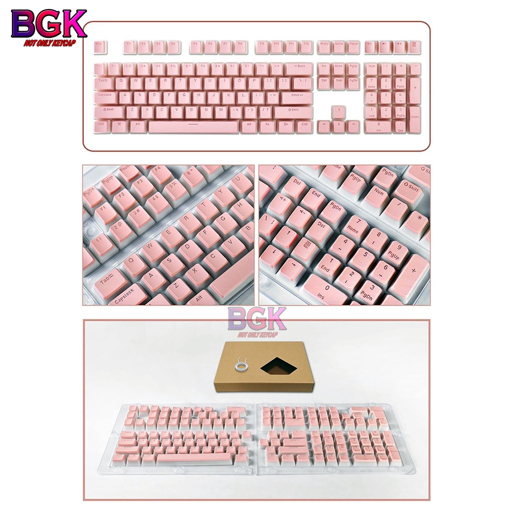 Keycap Pudding PBT MOD 129 phím  Cân được layout 68,75,89..v.v