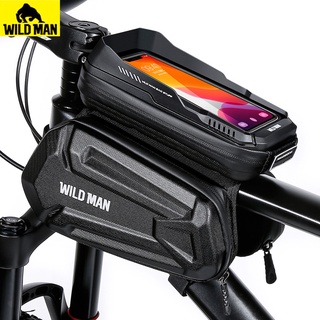 Wild man 6,7 inch túi đựng xe đạp túi đựng xe đạp chống mưa túi đựng điện thoại vỏ cứng túi yên xe đạp phụ kiện xe đạp