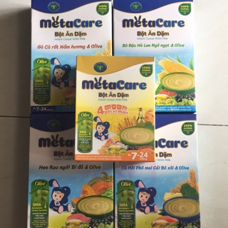 Bột ăn dặm Metacare vị mặn 200g