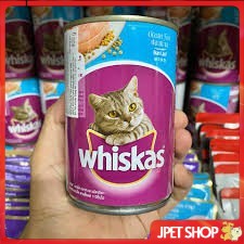 Pate cho mèo trưởng thành WhisKas, lon 400g - Jpet Shop
