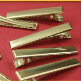 1 đôi kẹp mỏ vịt vàng