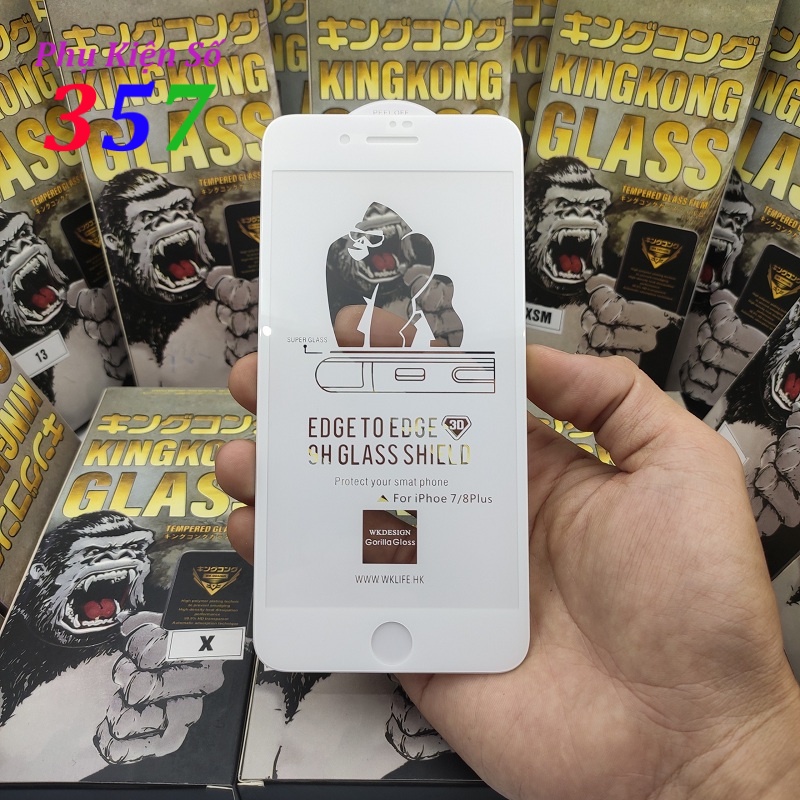 Cường lực iPhone KingKong 3D Full Màn siêu bền siêu mượt