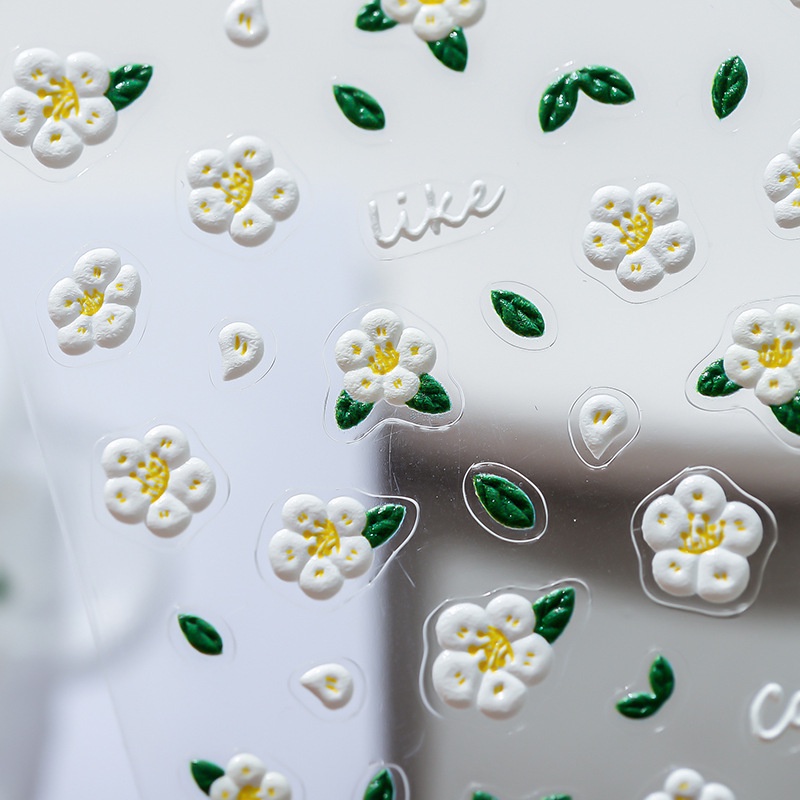 Miếng Dán Trang Trí Móng Tay Họa Tiết Núi Hoa TS-1564