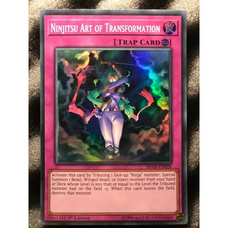 THẺ BÀI YUGIOH MINT 90% Ninjitsu Art of Transformation SR