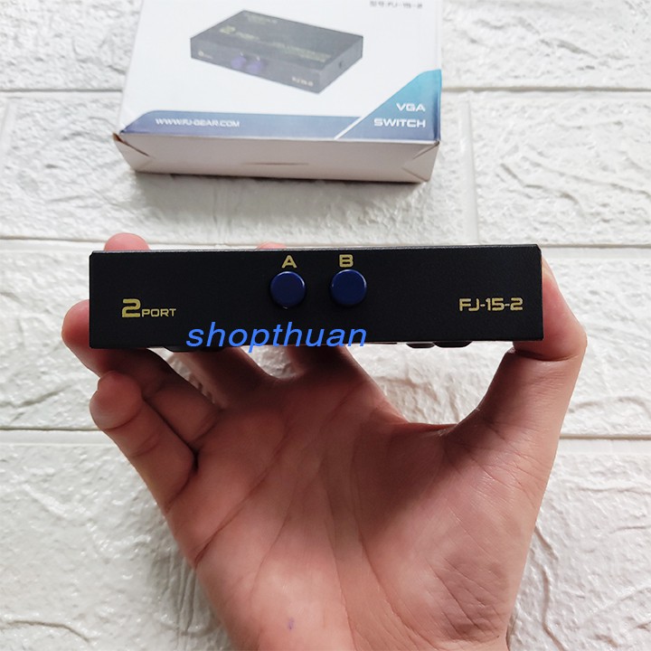 2 CPU Ra 1 Màn Hình (Bộ Chia VGA Video Switch)