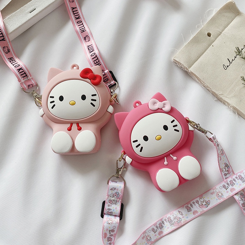 Túi Đeo Chéo Hình Hello Kitty My Melody Công Chúa Dễ Thương Làm Quà Tặng Sinh Nhật Cho Bé Gái