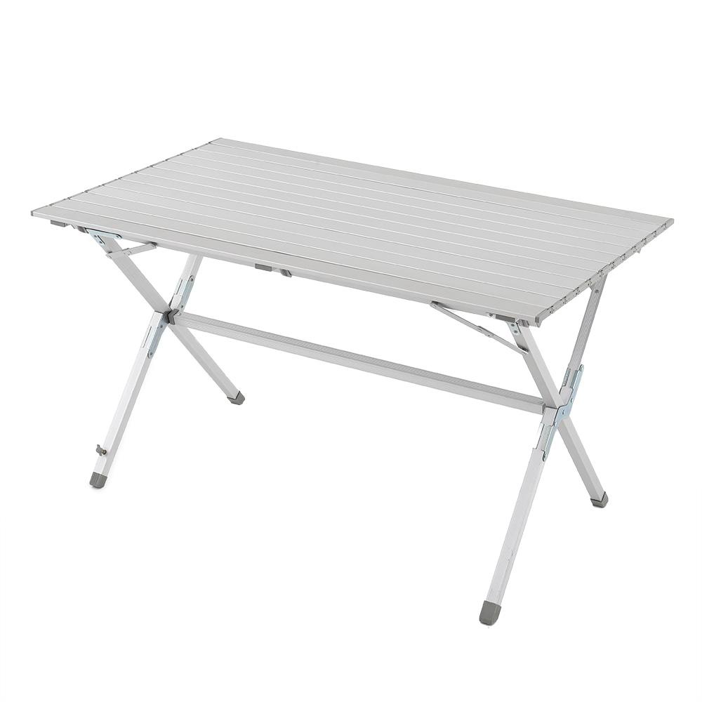 HomeBase SPRING Bàn dã ngoại có thể gấp được bằng nhôm W120xH70xD70cm