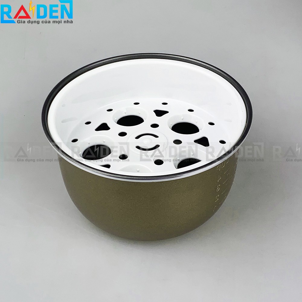 Nồi cơm điện mini 0.8L Fujika FJ-NC0608 có xửng hấp thích hợp cho sinh viên, gia đình 2 người | BigBuy360 - bigbuy360.vn