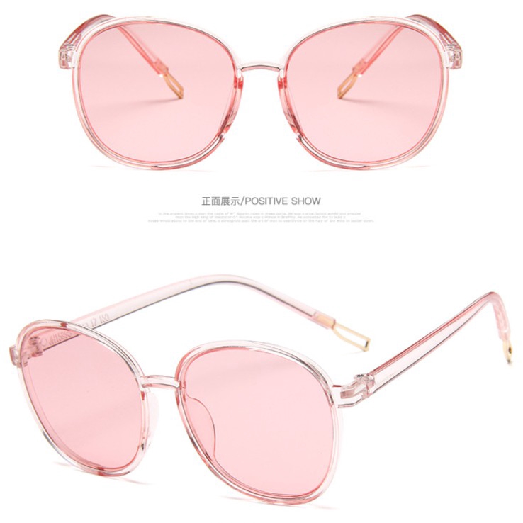 Kính mát chống tia UV400 thiết kế quá khổ thời trang Hàn Quốc cho nam và nữ