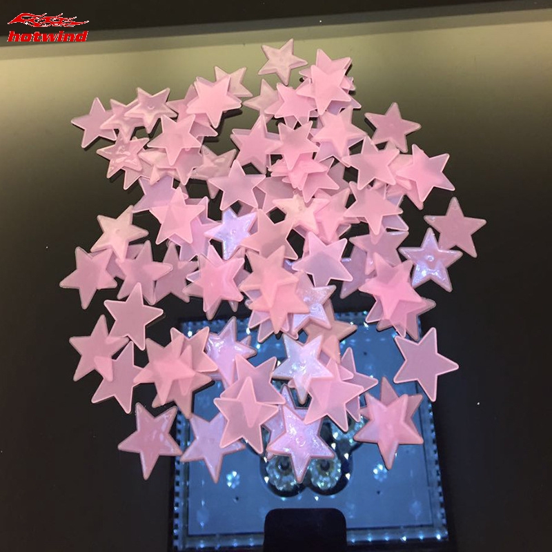 Set 100 ngôi sao dạ quang dán tường trần nhà trang trí