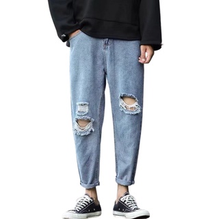 Quần Jean baggy nam VN CLO wash rách - QJ053