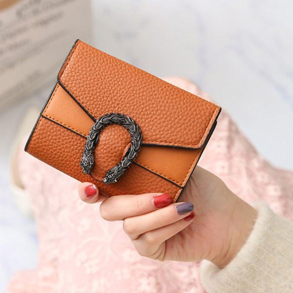 Ví Ngắn Đựng Thẻ ID Và Tiền Xu Nhiều Màu Sắc Dành Cho Nữ