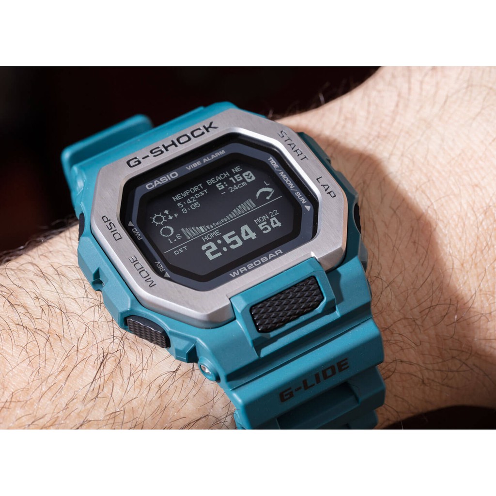 Đồng Hồ Nam Casio G-Shock Glide GBX-100-2D Chính Hãng - Dây Nhựa | G-Shock GBX-100-2DR Bluetooth