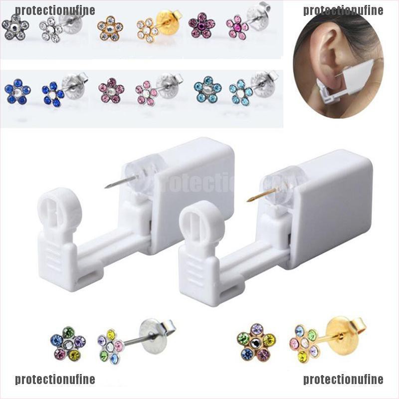 [Bảo Vệ tinh tế♥Khuyên Xỏ Sụn Tai Dùng Một Lần Hình Hoa