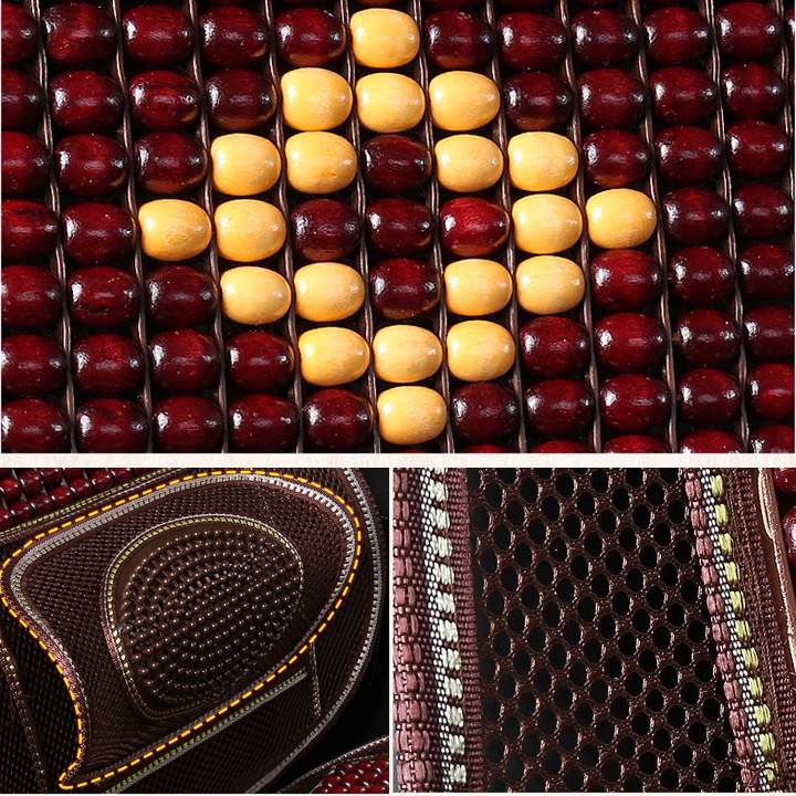 Lót Ghế Hạt Gỗ Sang Trọng - Lót Ghế Ô Tô, Văn Phòng Chống Nóng, Trượt Và Massage Cao Cấp.