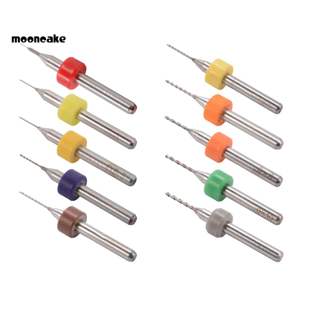 Bộ 10 Mũi Khoan 0.1-1.0mm Cho Máy In 3d Mk7 Mk8 Reprap