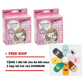 Combo 2 hộp túi trữ sữa Summum